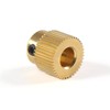 ATNSINC 15pcs Extruder Wheel 40 Teeth Gear Brass Extruder Wheel
