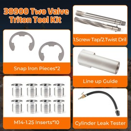 38900 Two Valve Triton Tool Kit Repair System Spark Plug Thread Repair Kit for Ford 4.6 L, 5.4 L and 6.8 V-10 Two Valve Engines