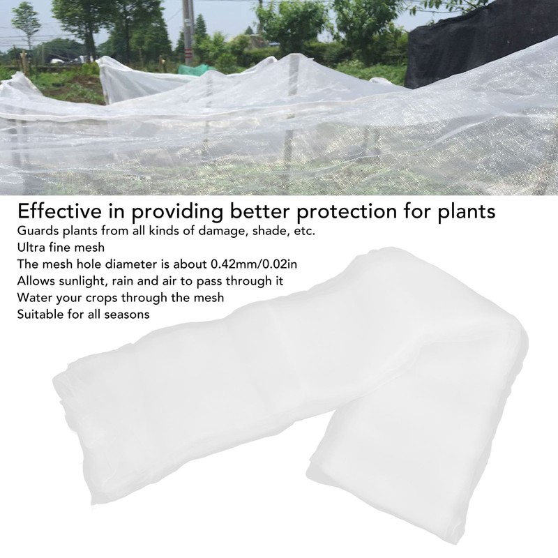 Garden Mesh Netting Fine Mesh Insect Prevention Greenhouse Protection Net