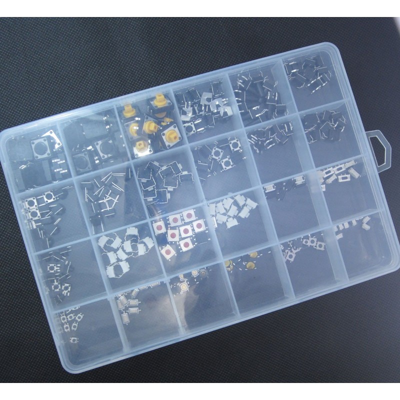 DollaTek 25 models 250pcs Tactile Push Button Switch Micro Switch