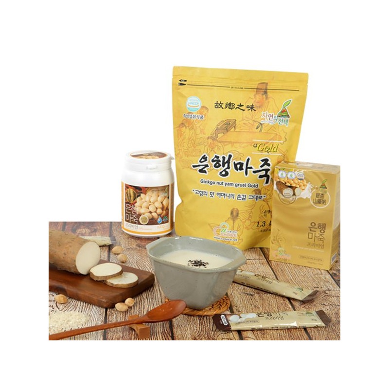 Hae-sal-maj-chum 은행 마죽 골드 1.3kg 자연의 선택 간편식 영양간식 Ginkgo