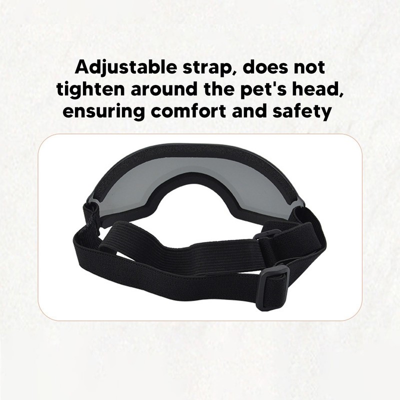 Dog Sunglasses Pet Goggles with Adjustable Strap UV Protection Eye