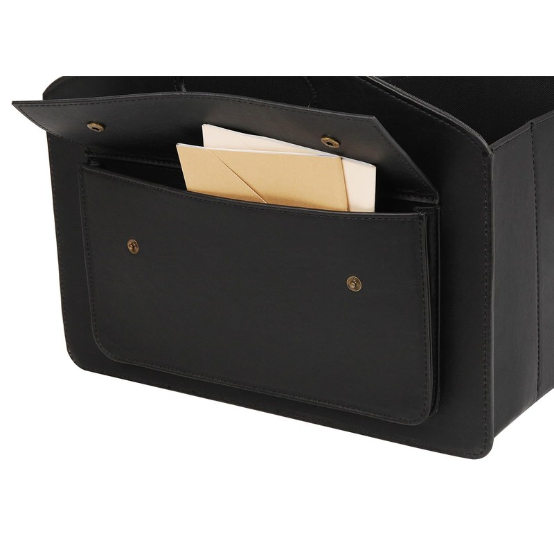 HofferRuffer Magazine Basket Holder, Foldable Magazine Rack, Document File Holder