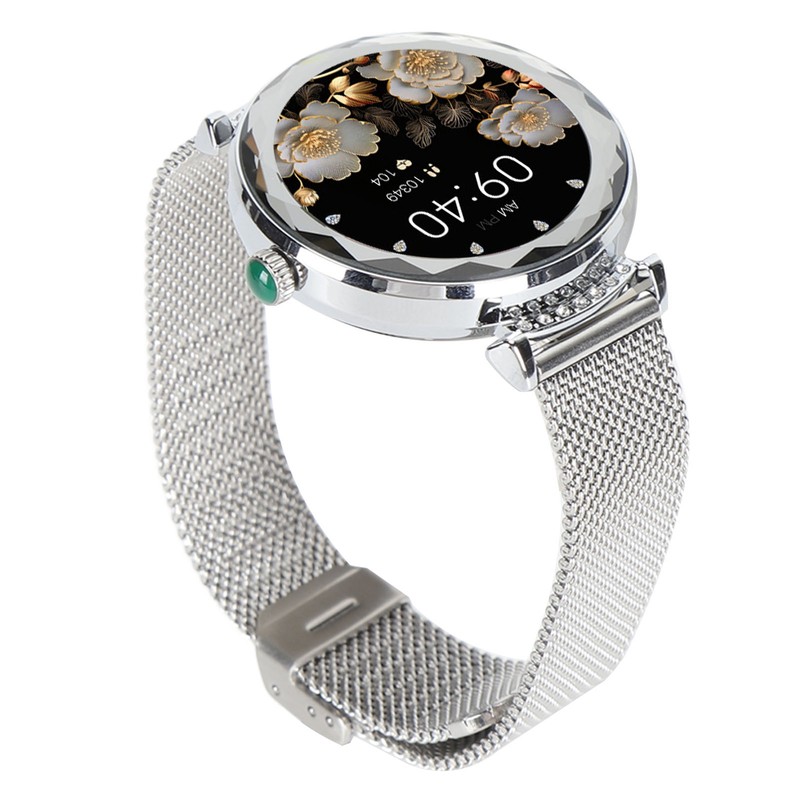 1.19in Smart Watch for Women with Rhinestone Smartwatch Bluetooth Call
