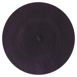 mz2086 Women's Hat Beret Unisex Felt Beret Hat Cap Unisex, dark brown