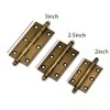 4Pack Decorative Antique Brass Kitchen Cabinet Hinges Bronze Furniture Cupboard