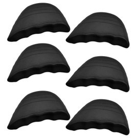 Shoe Filler Insert, 3 Pairs Shoe Filler for Shoes Too Big, Toe Cushion Fillers Make Shoes Fit, Shoe Filler for Loose Shoe, Prevent Heel Sliping, One Size Fits Shoe Inserts for Women and Men (Blcak)