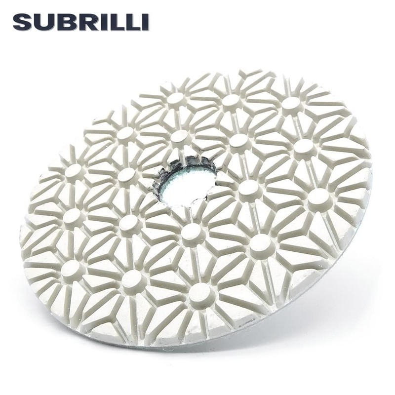 Dry/Wet 3 Step Diamond Polishing Pads 4" Sanding Discs Grit