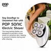 Pop Sonic 5-Head Electric Shaver Kit - Unisex (Silver) Shaver