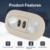 Rimamoka LED Overhead Console Dome Map Light Interior Roof Reading
