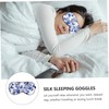 Ipetboom Elegant Eye Mask Soft Sleeping Blindfold for Travel Home