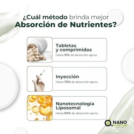 Glutatión con Vitaminas y Minerales | Suplemento de Alta Absorción 480ml | 32 Dosis | Nano Nutrition by KEMED