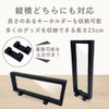 Allbright Acrylic Key Chain Rubber Strap Display Stand 4pcs Black