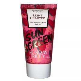 Sunday Riley Light Hearted Sunscreen SPF 30 - 1.5 Fl Oz / 45mL Sealed Ex.3.2023
