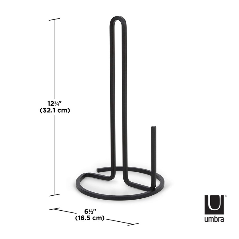 umbra キッチン ペーパーホルダー キッチン収納 キッチンペーパー ペーパースタンド 縦置き 省スペース φ170×H320mm アンブラ