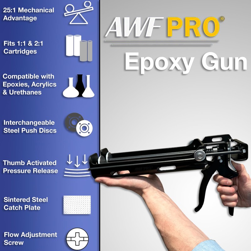 AWF PRO Two Component Extended Cure Epoxy Adhesive 20.2 oz.