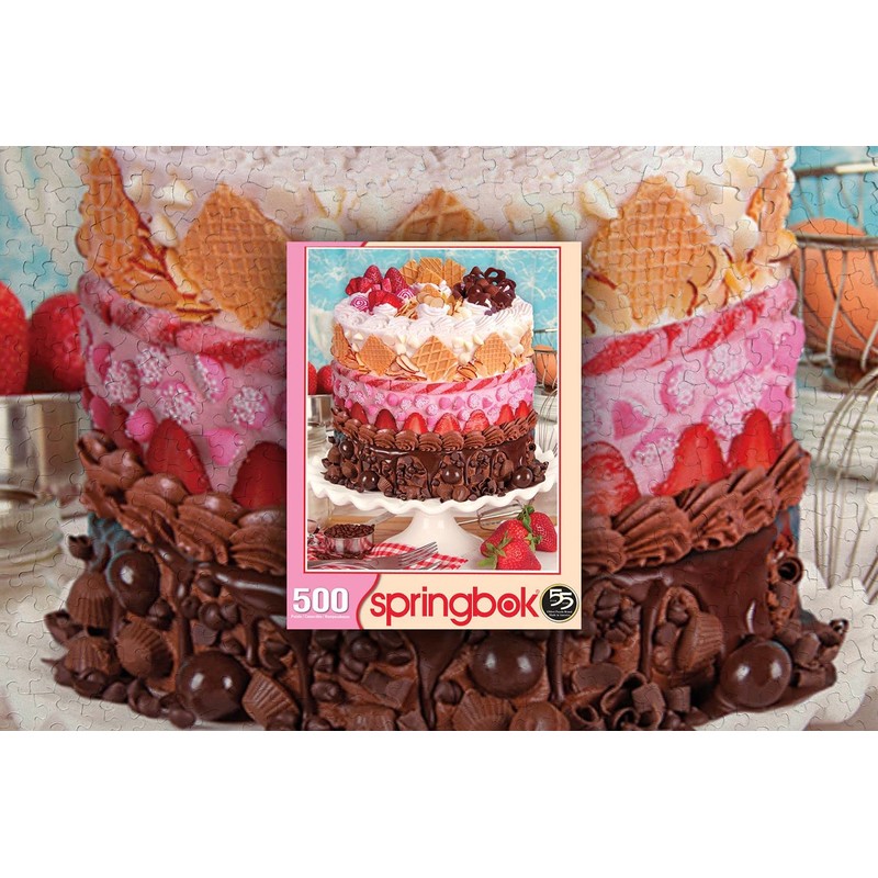 Springbok's 500 Piece Jigsaw Puzzle Icing on the Cake, Multi