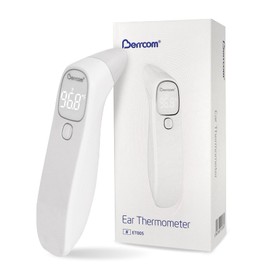 Berrcom Forehead and Ear Thermometer for Adults and Babies, Digital No-Touch Medical Thermometers with LED Display, 1s Instant Reading, Contactless Temperature Thermometer, Auto Shut-Off