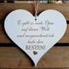 Heart Sign"Bester OPA der Welt" Approx. 13 x 12 cm