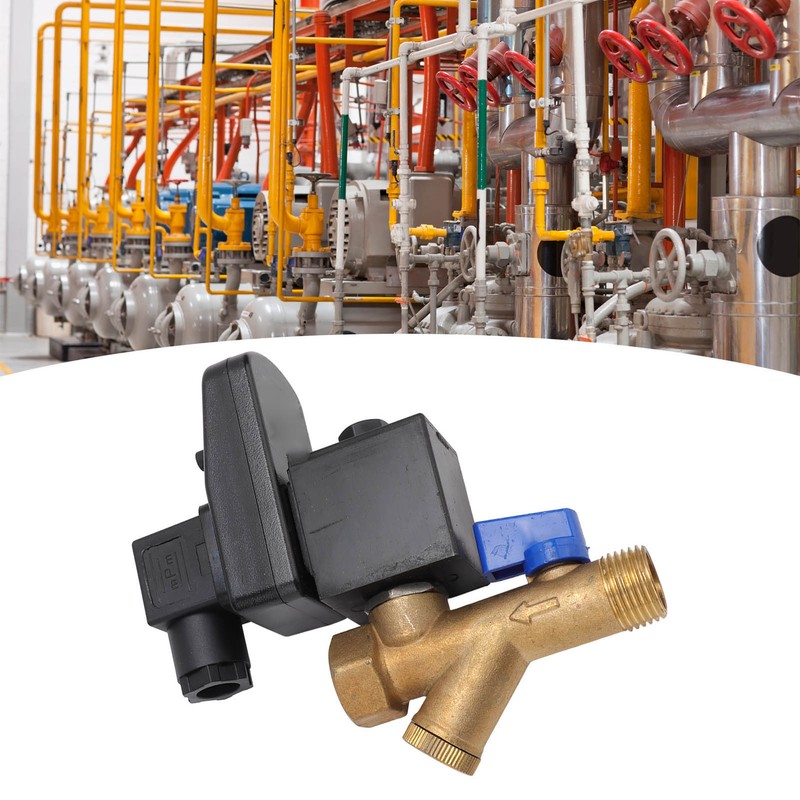 Electronic Drain Valve DN15 G1/2 16bar Working Pressure Brass Noise