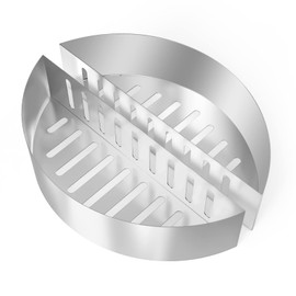 onlyfire Stainless Steel Charcoal Briquet Holder Charcoal Basket for Weber 26" Kettle Charcoal Grills