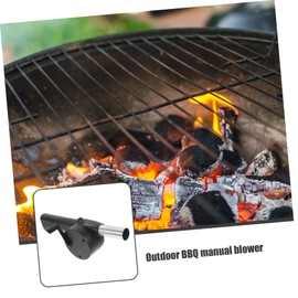 BESPORTBLE Hand Crank Fire Blower for Bbq Camping Blower Compact Comfortable Grip Essential Tool for Igniting Bbq Accessories