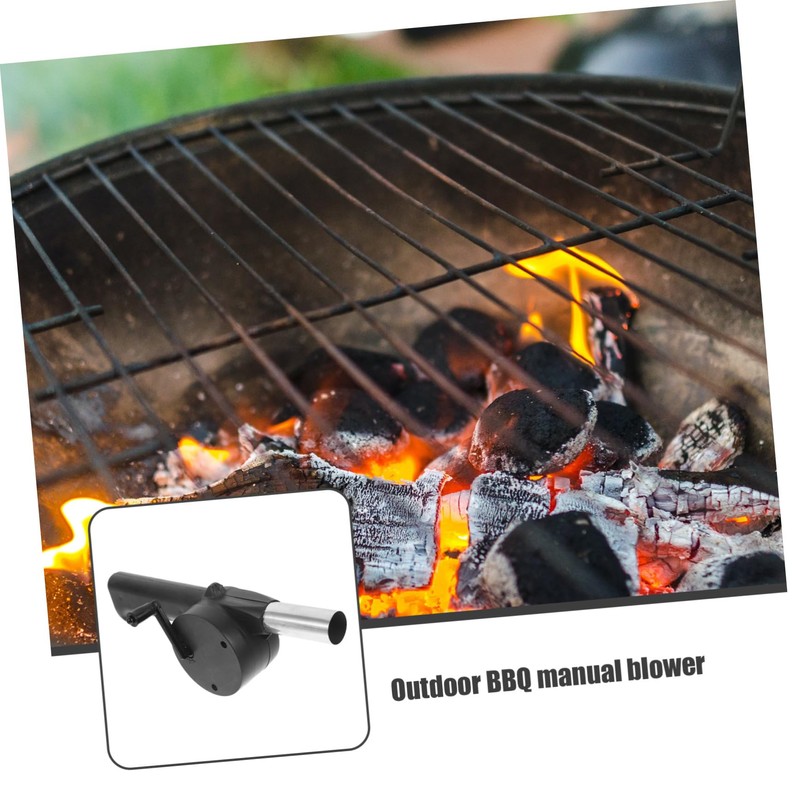 BESPORTBLE Hand Crank Fire Blower for Bbq Camping Blower Compact