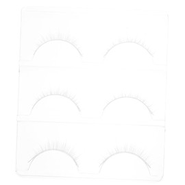 Healeved 3 Pairs Natural Short False Eyelashes Diy Lash Extension Set Fake Lash