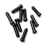 Clarks Cycle Systems Alloy Brake/Gear Inner Cable End Covers, Black,
