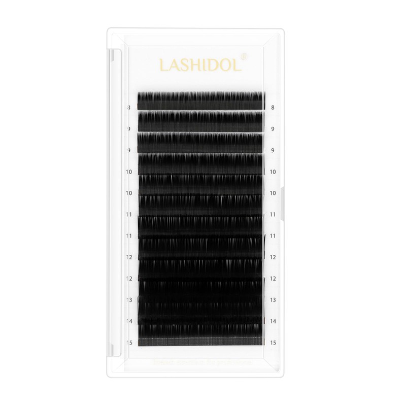 lashidol Matsueku Flat Lash Eyelash Extensions Only for Beauty Shops