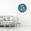 KEEPSUPER Beautiful Mermaid Wall Clock Fantasy Seascape Scenery Clock 10
