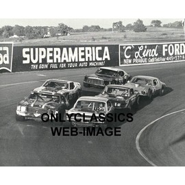 OnlyClassics 1972 ASA NASCAR Stock CAR AUTO Racing 8X10 Photo Dick TRICKLE Elko Speedway MN