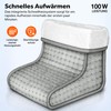 sinnlein foot warmer with 6 temperature settings and timer, electric