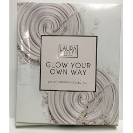 Laura Geller New York Glow Your Own Way 2-Piece Collection Set Diamond Dust BNIB