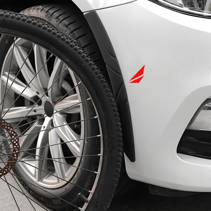 BESULEN 2PCS Car Wheel Tire Eyebrow Strips, Auto Fender Flare