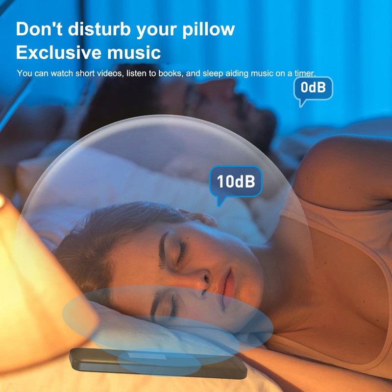 XUMIUZIY Bluetooth Pillow Speaker for Sleeping, Mi NI Pillow Speaker