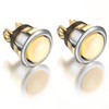Dreyoo 2 Pack Lighted Doorbell Button Replacement, Easy to Install