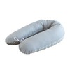 LOOLAY 170 and 190 cm Cotton/Minky Side Sleeper Pillow, Pregnancy