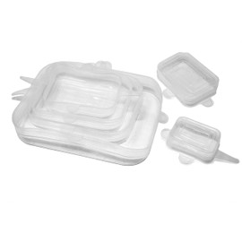 Norpro Reusable Rectangle Silicone Lids, Set of 6