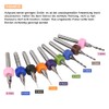 PCB Pressure Board Tip Spiral Flute Carbide Drill Bits 0.1