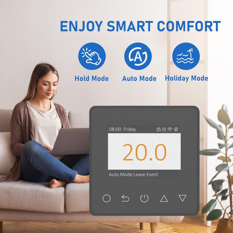 Digital Proframmable Thermostat for Electric Floor Heating Underfloor Heating Thermostat