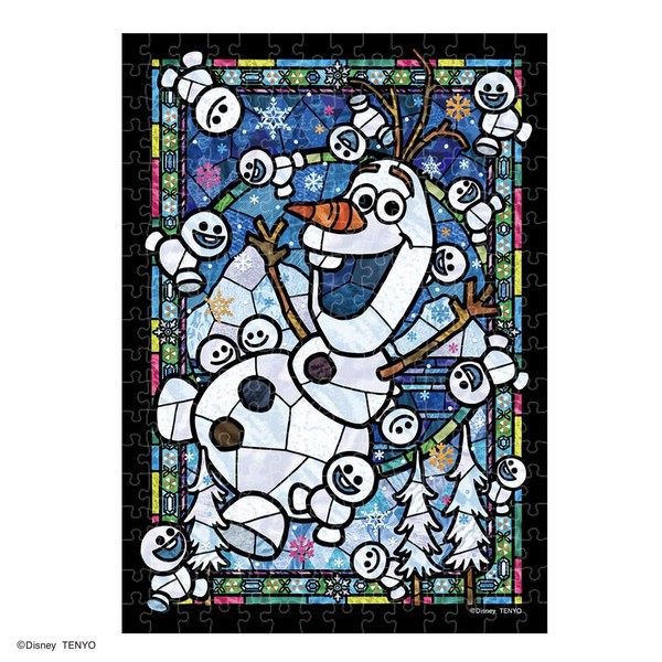 Olaf 266 Piece Jigsaw Puzzle, Stained Glass, Squishy Series, Stained