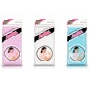 Salux Toallas de baño morado blanco azul, paquete de 3