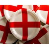 SHATCHI 20Pcs England Paper Plates St George Party Supplies for