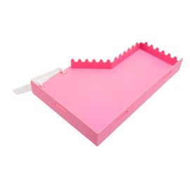 ZIZEV Hamster Cage Toy, Plastic Hamster Standing Interesting Easy Installation Activity Space Exercise for Guinea Pig (L Shape)