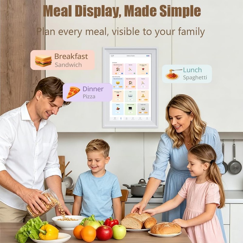 Mitoart 10.1 Inch Digital Calendar with IPS Touch Screen -