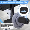 Deekin 4 Pcs Foam Foot Pad Rollers Buffer Tube Cover