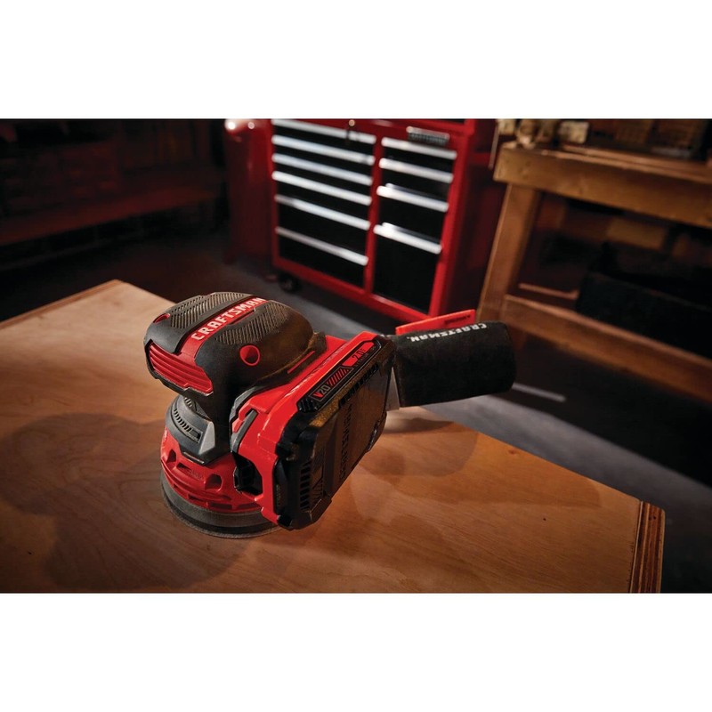 CRAFTSMAN V20 Orbital Sander, Cordless, 12,000 OPM, Bare Tool Only