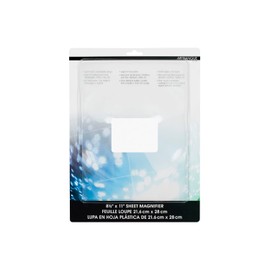 Merangue Sheet Magnifier 3X Magnification, 8.5 x 11, Letter Size, for Reading, Hobbies, and Crafts (LG1612PG)