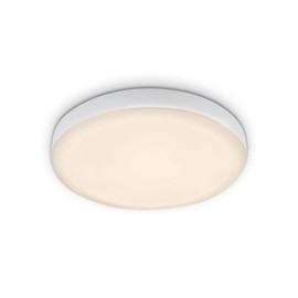 BRILONER Leuchten 7062-016 LED Recessed Bathroom Light Frameless LED Recessed Spotlight IP44 Warm White Colour Temperature 6 W 700 lm 100 mm White